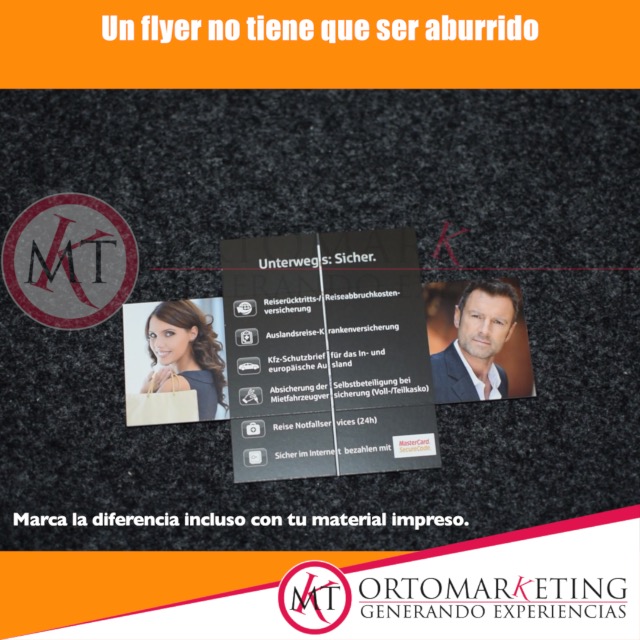 Material impreso ortomarketing - Marketing dental